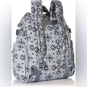 Vera Bradley Women\'s Cotton Utility Backpack, Plaza Tile - Recycled Cotton Vera Bradley Women main image 2
